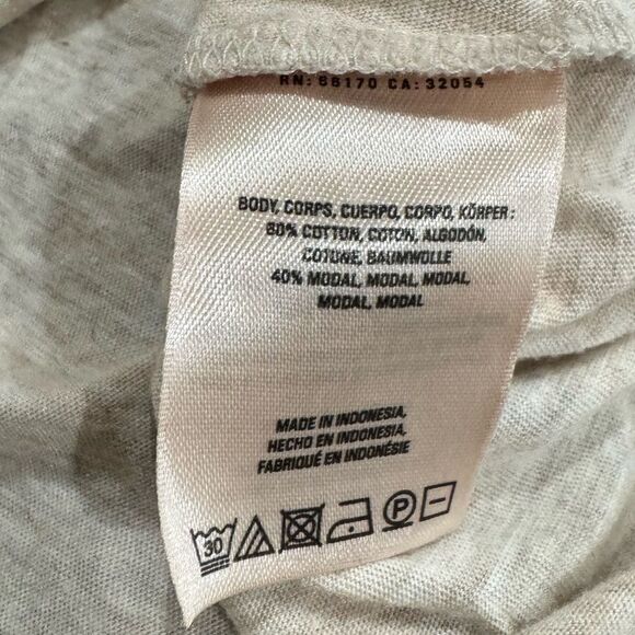 Anthropologie Tan Short Sleeve Shirt Women’s Small - Picture 3 of 3